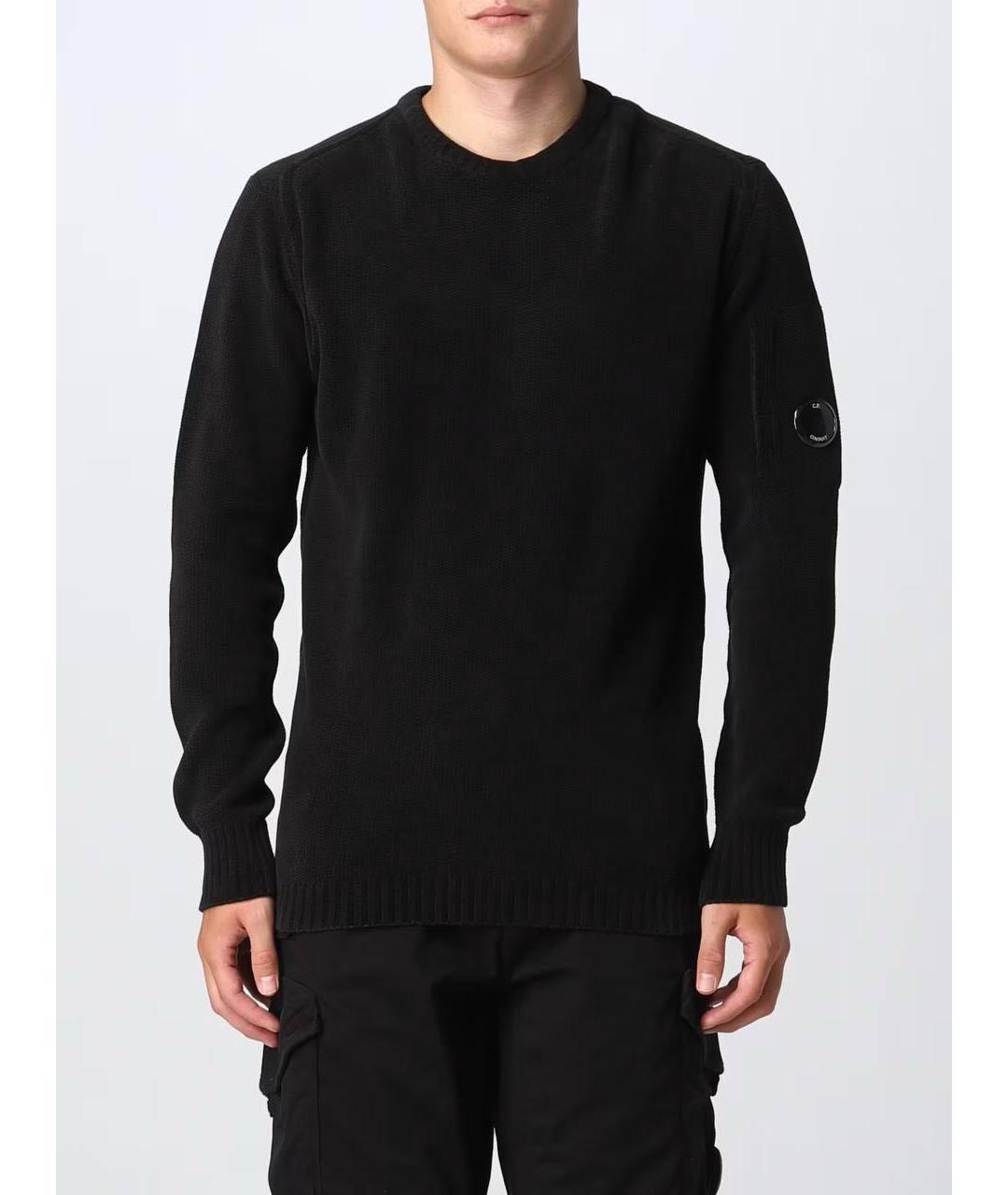 CP COMPANY Черный шерстяной джемпер / свитер, фото 2
