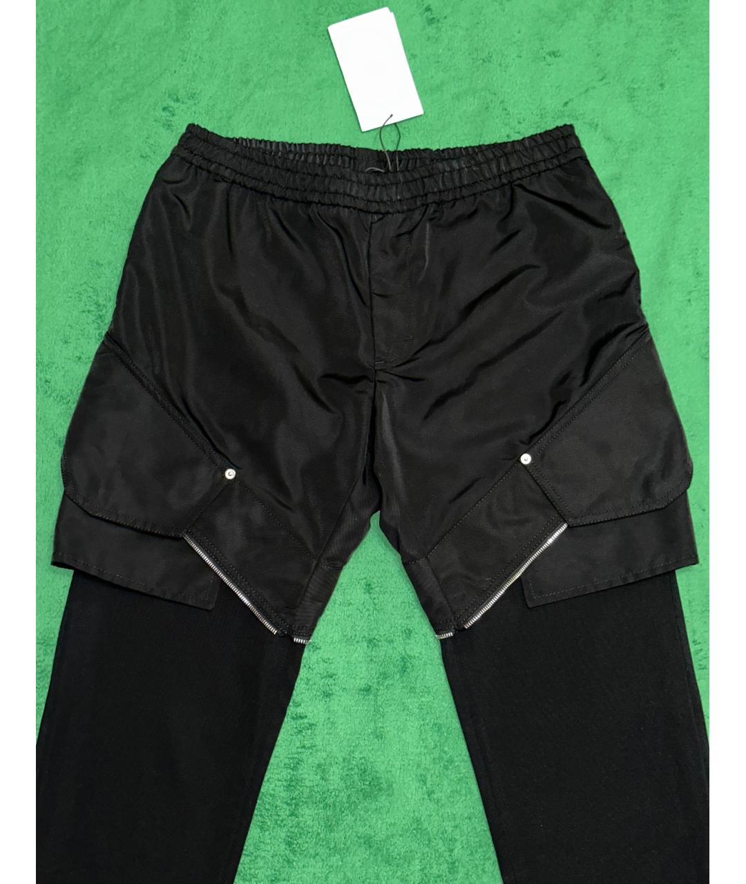 1017 ALYX 9SM Черные полиамидовые спортивные брюки и шорты, фото 2