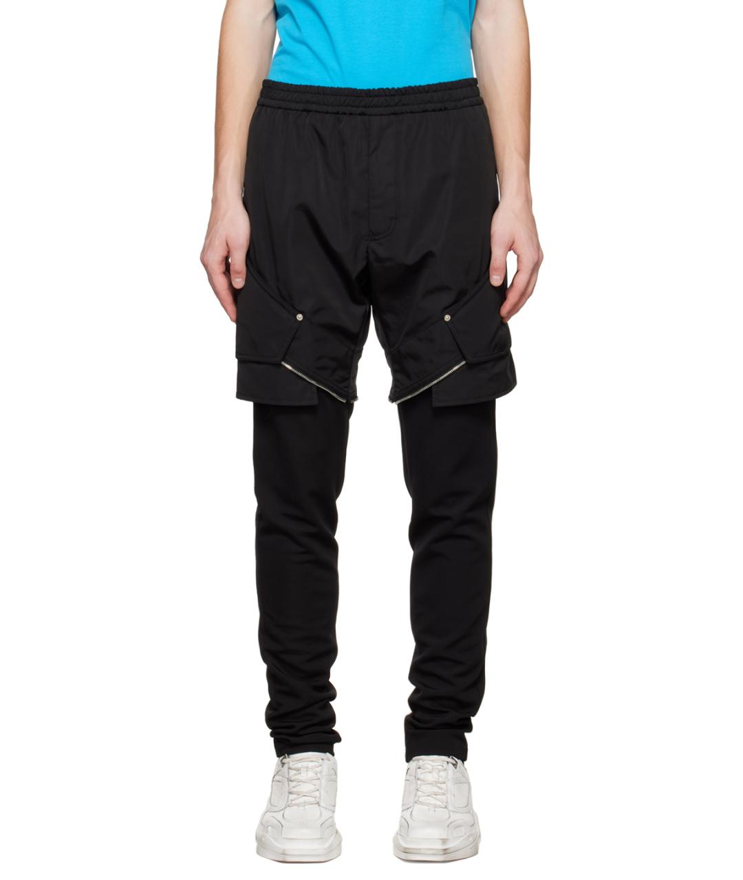 1017 ALYX 9SM Черные полиамидовые спортивные брюки и шорты, фото 3