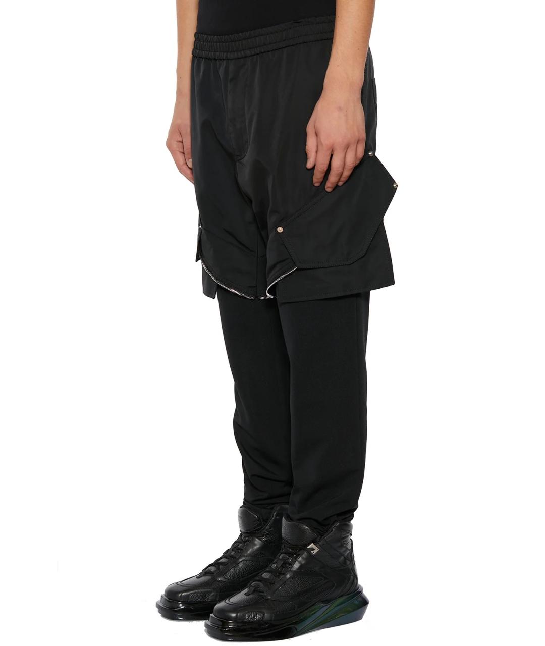 1017 ALYX 9SM Черные полиамидовые спортивные брюки и шорты, фото 8