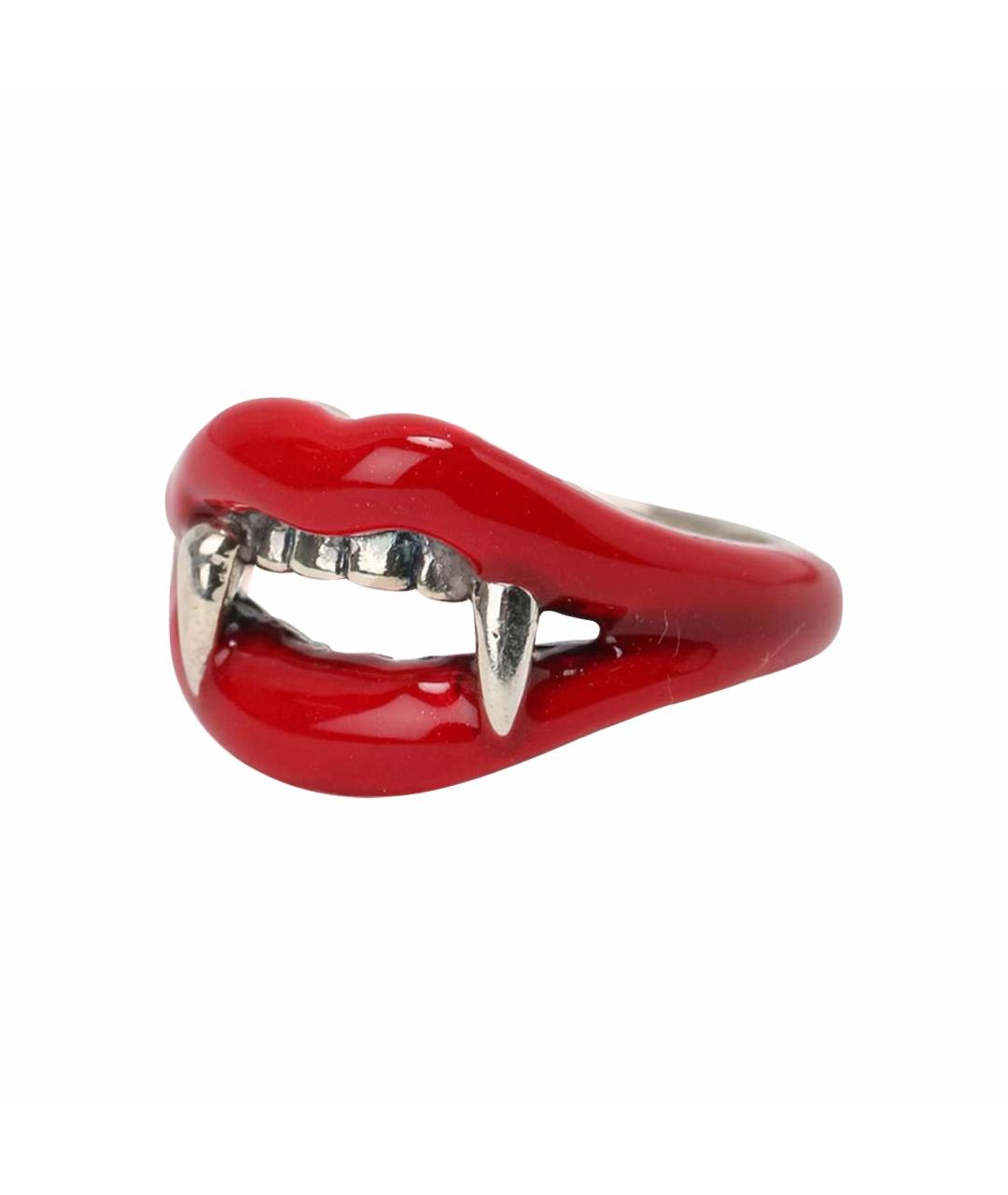 YOHJI YAMAMOTO Красное серебряное кольцо, фото 1