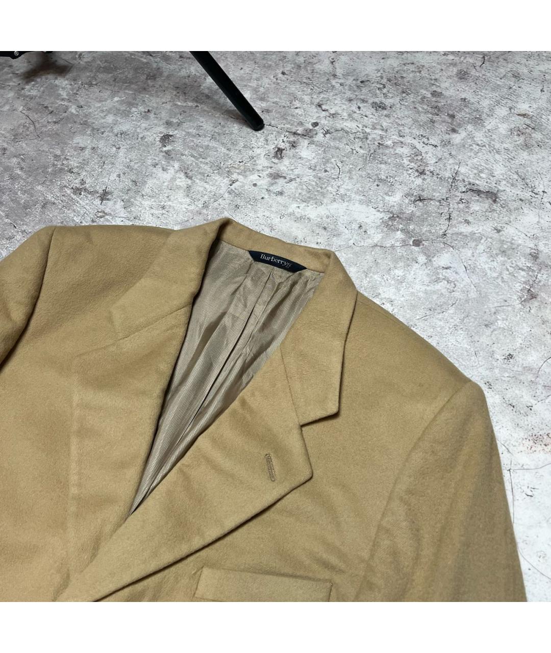 BURBERRY Бежевый кашемировый пиджак, фото 4