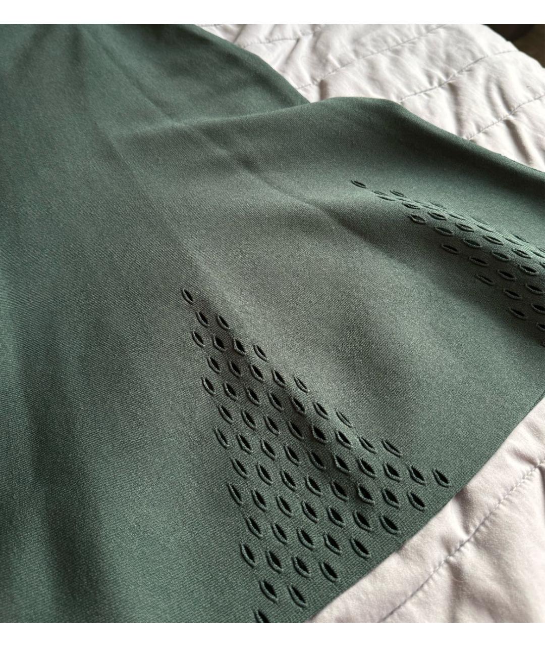 SANDRO Зеленая вискозная юбка миди, фото 3