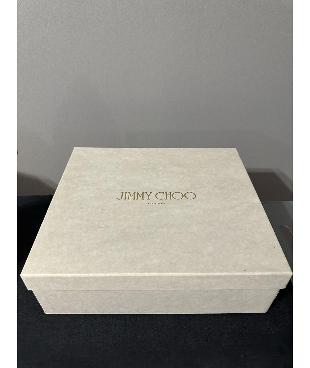 JIMMY CHOO Черные замшевые туфли, фото 5