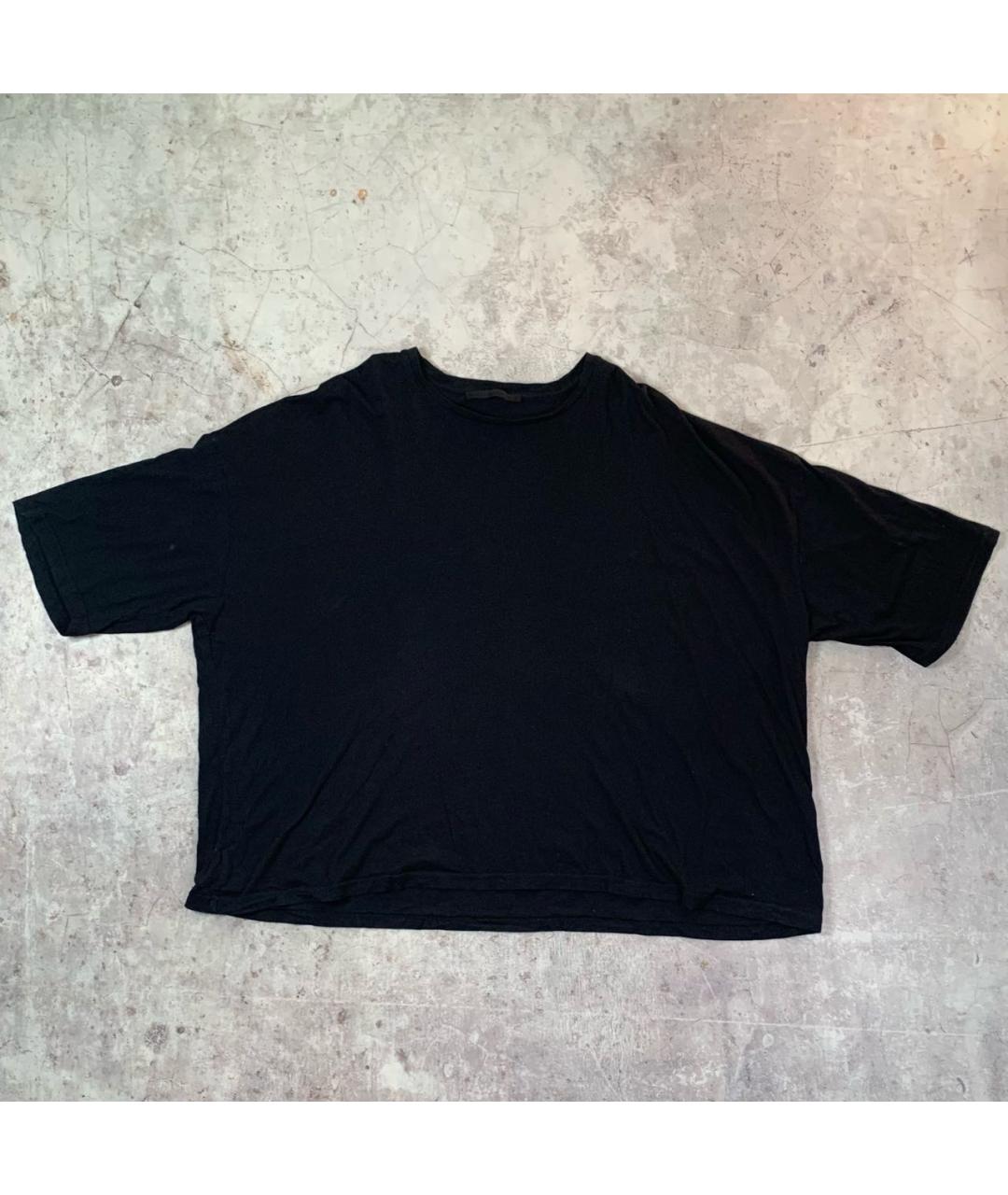 HAIDER ACKERMANN Черная хлопковая футболка, фото 8