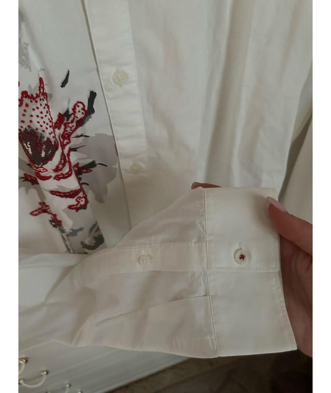 KENZO Белая хлопковая кэжуал рубашка, фото 6