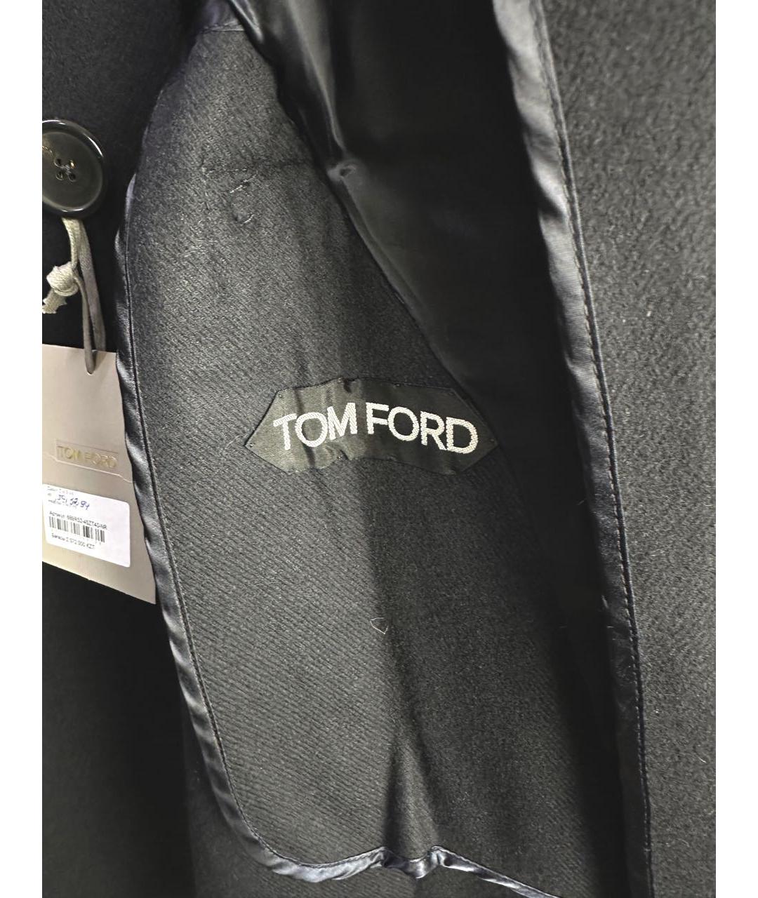 TOM FORD Черное кашемировое пальто, фото 3
