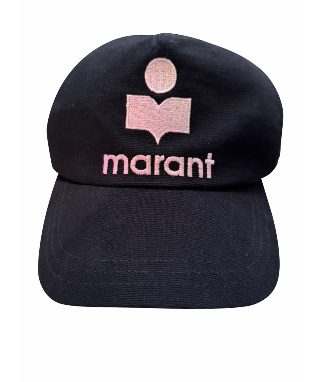 ISABEL MARANT Черная хлопковая кепка, фото 1