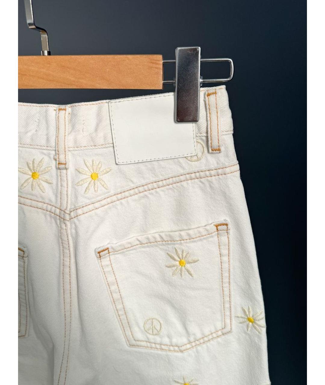 SANDRO Белые прямые джинсы, фото 5