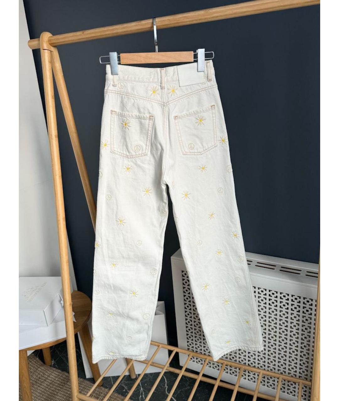 SANDRO Белые прямые джинсы, фото 2