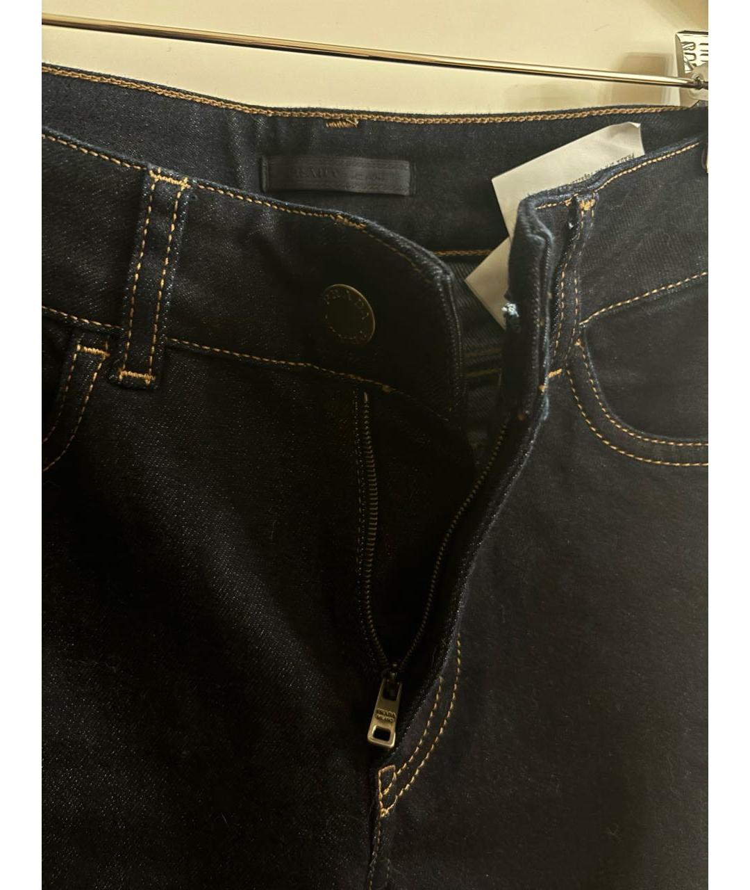 PRADA Темно-синие джинсы слим, фото 3