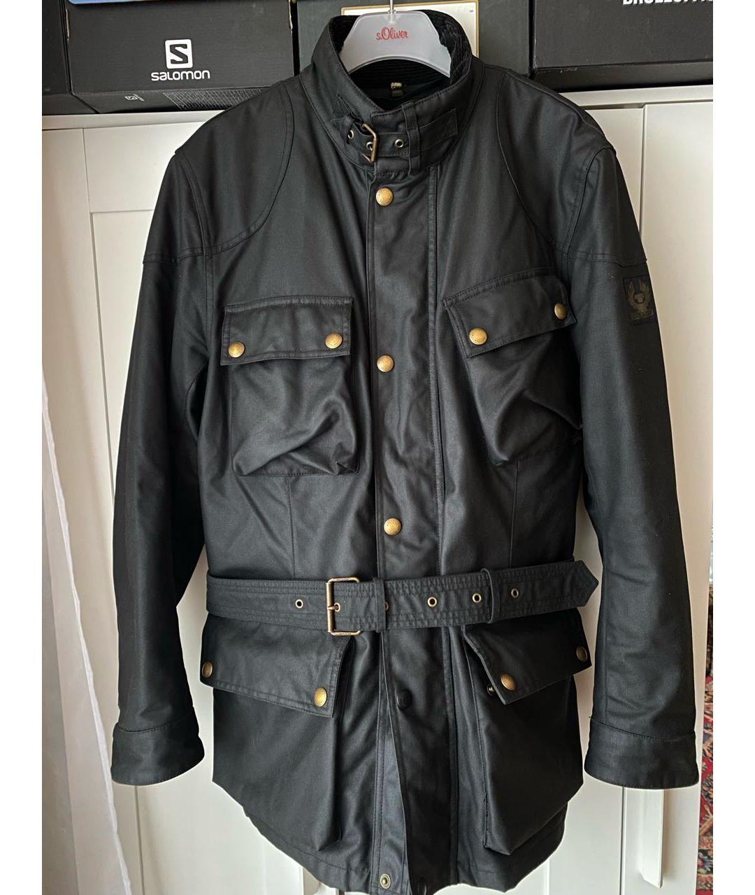 BELSTAFF Черная хлопковая куртка, фото 8