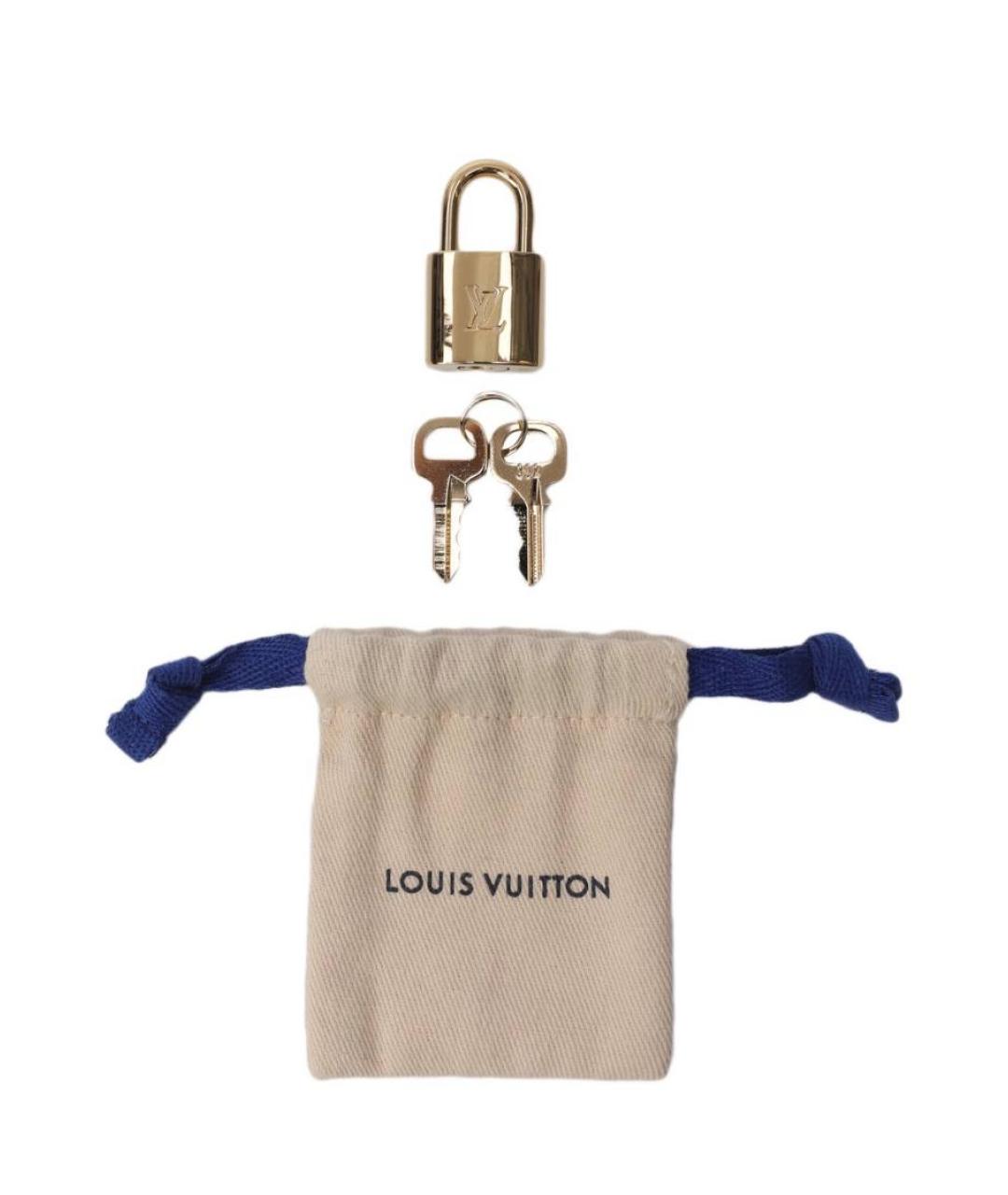 LOUIS VUITTON PRE-OWNED Бежевая кожаная сумка с короткими ручками, фото 6