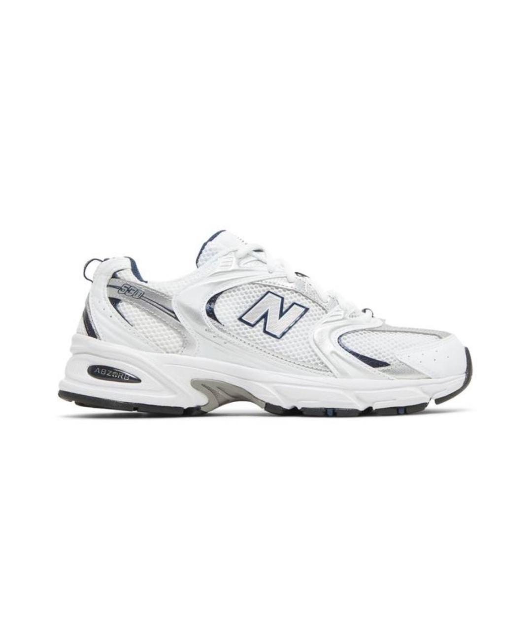 NEW BALANCE Темно-синие текстильные кроссовки, фото 1