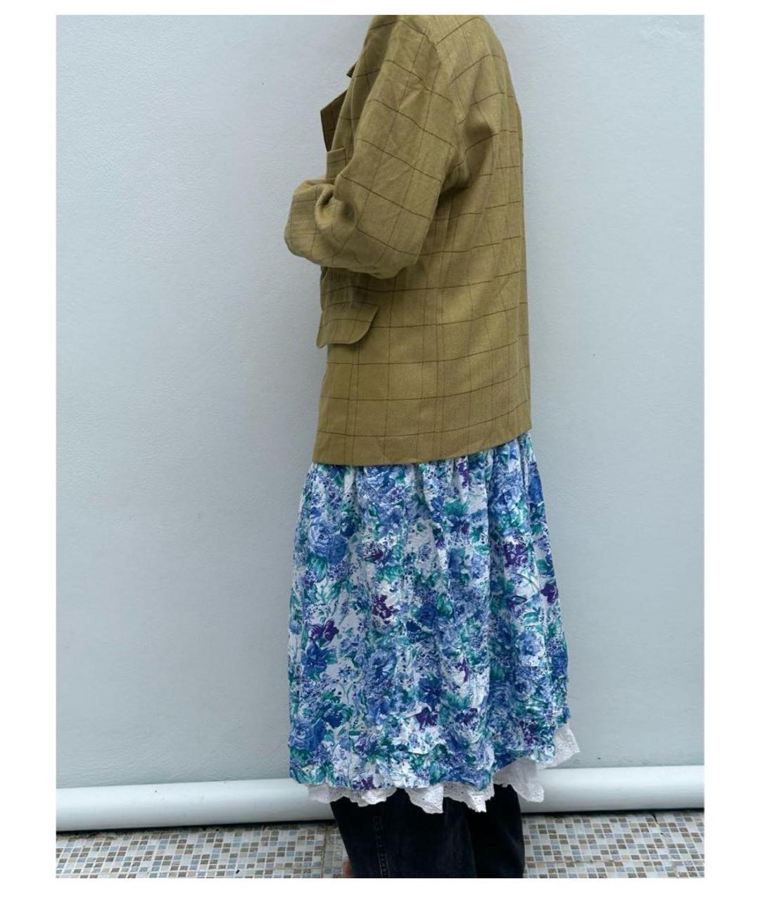 SAINT LAURENT Горчичный шерстяной жакет/пиджак, фото 3