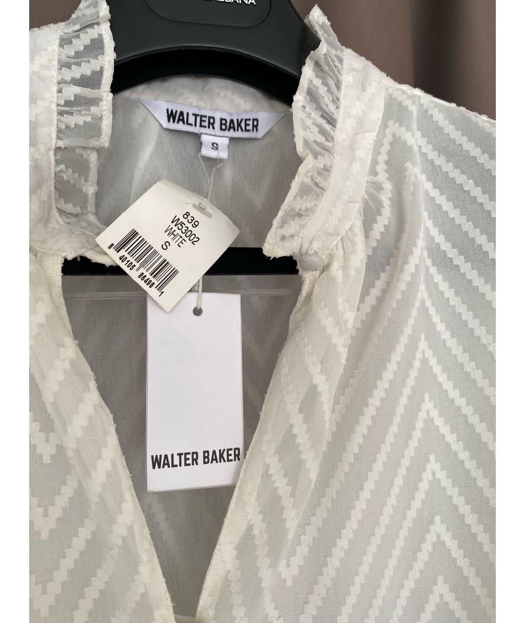 WALTER BAKER Белая полиэстеровая блузы, фото 7