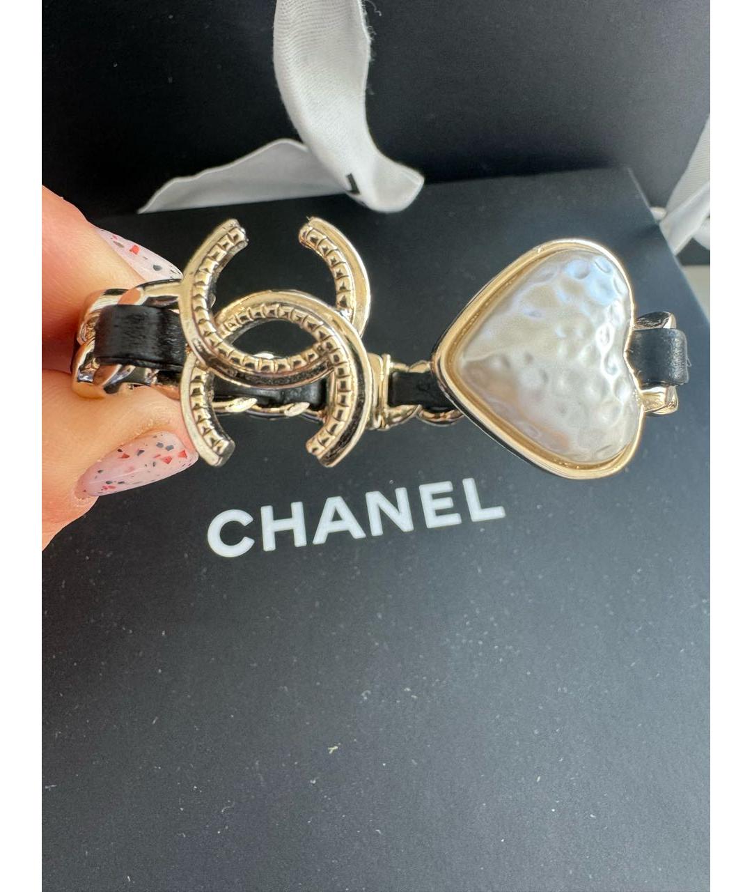 CHANEL PRE-OWNED Мульти кожаный браслет, фото 4