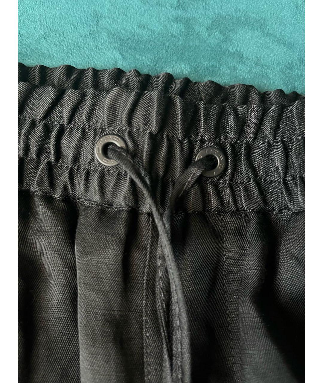 ETRO Черные повседневные брюки, фото 4