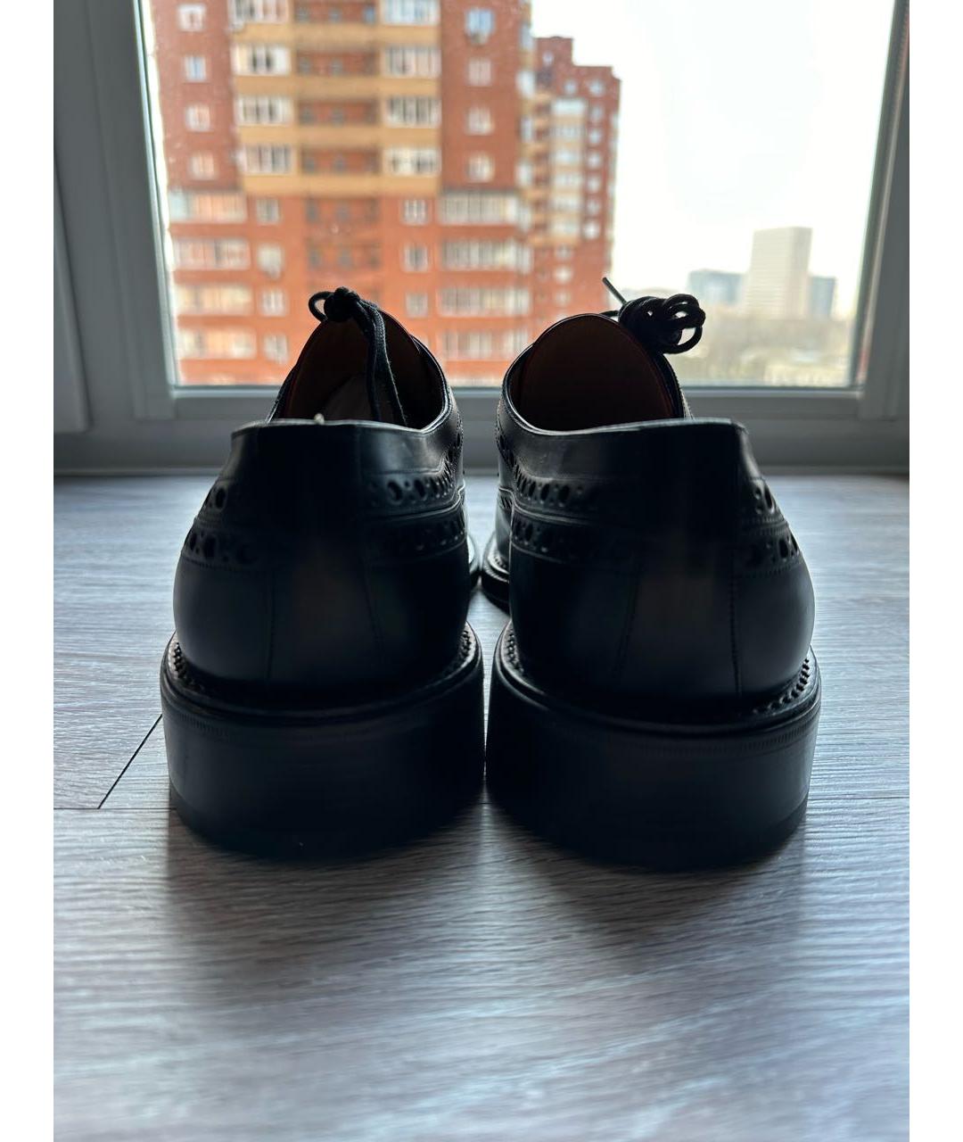 BALLY Черные кожаные туфли, фото 3