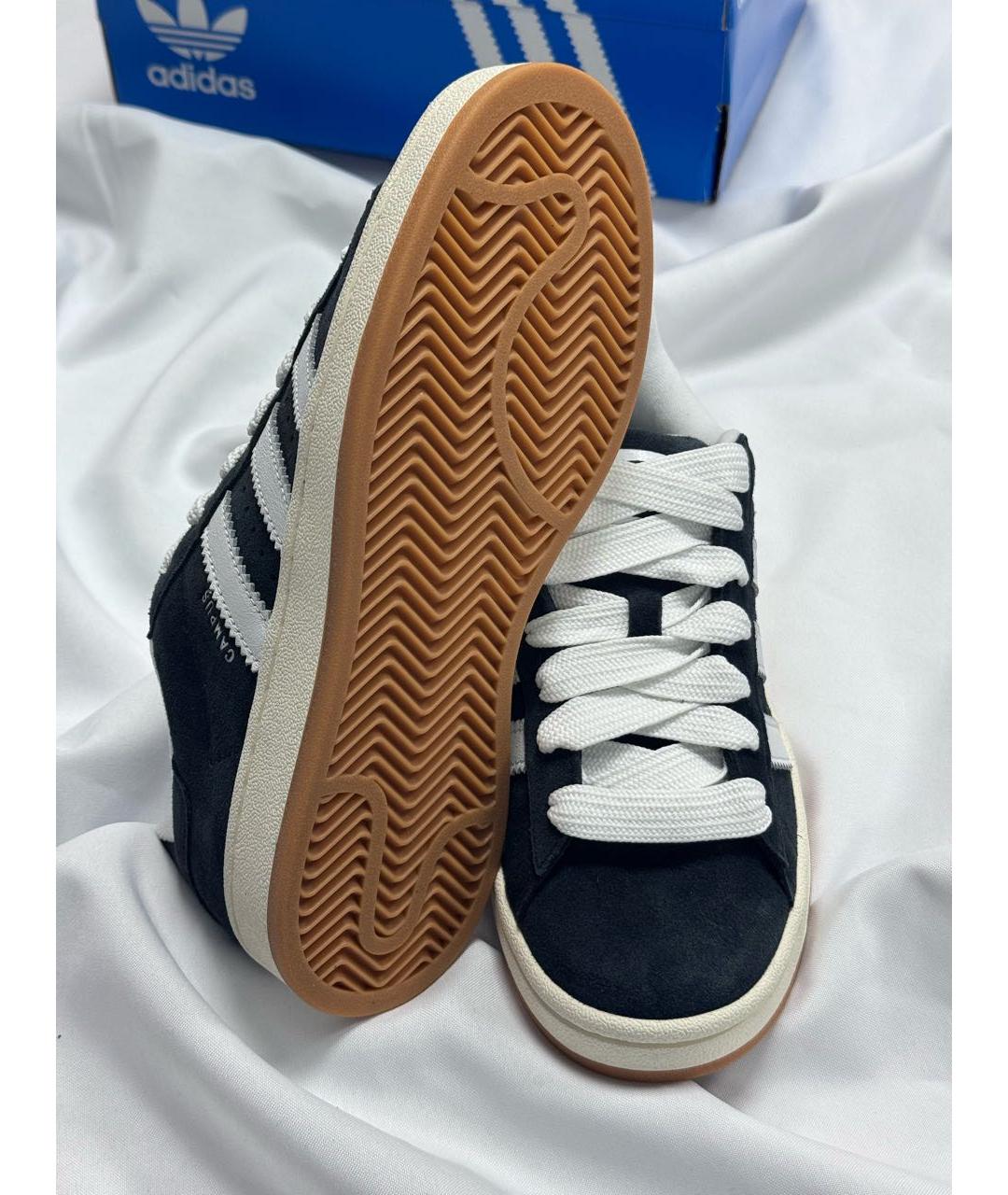 ADIDAS Черные замшевые кроссовки, фото 7