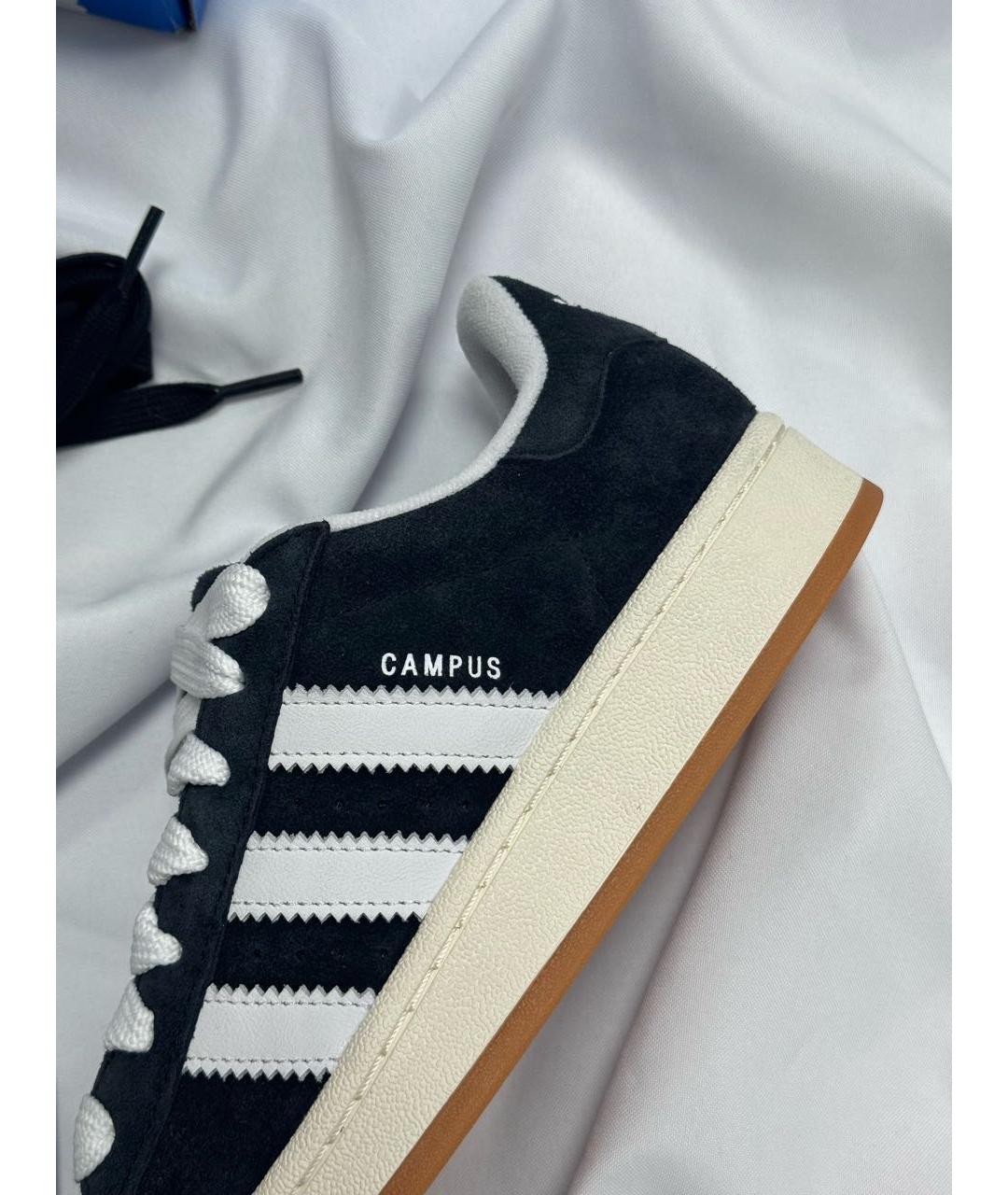 ADIDAS Черные замшевые кроссовки, фото 5