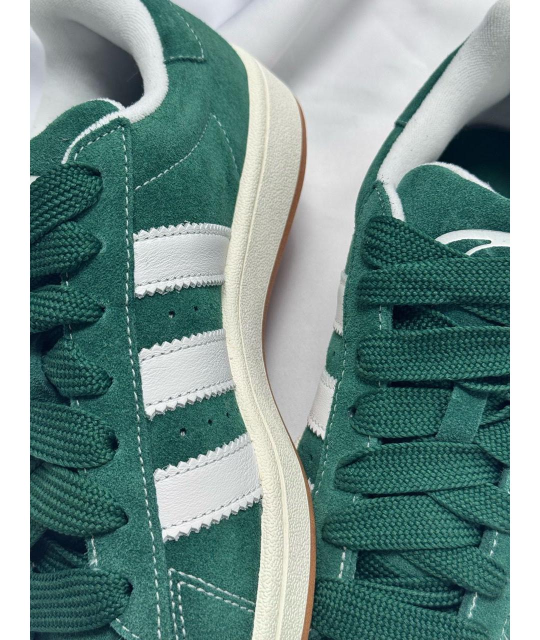ADIDAS Зеленые замшевые кроссовки, фото 6