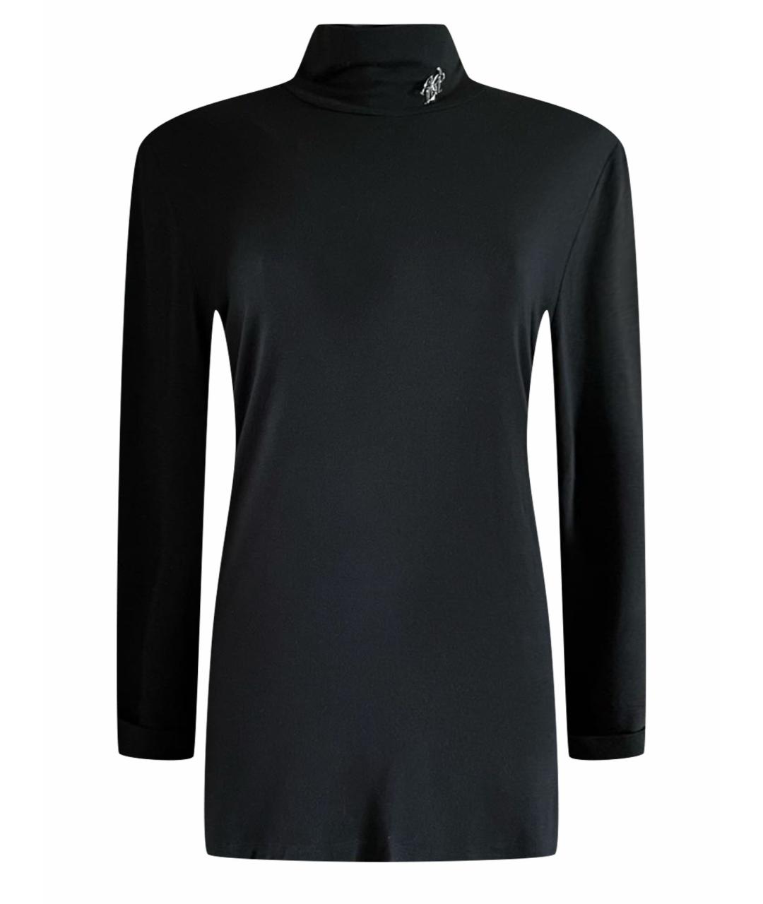 VDP Черная вискозная блузы, фото 1