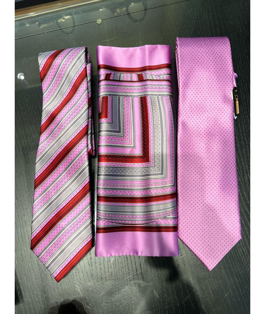 ZILLI Мульти шелковый галстук, фото 6