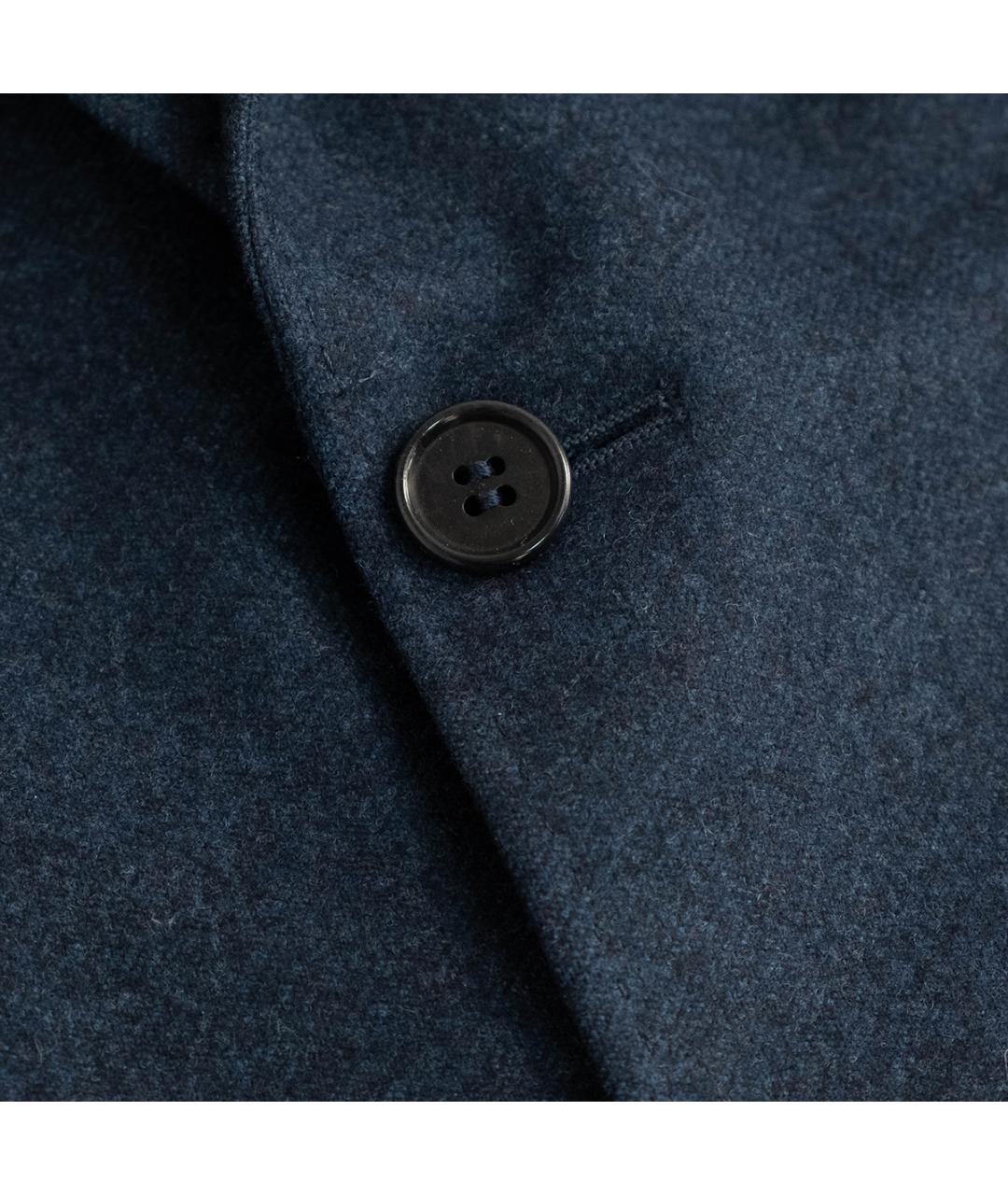 CANALI Темно-синий шерстяной пиджак, фото 4