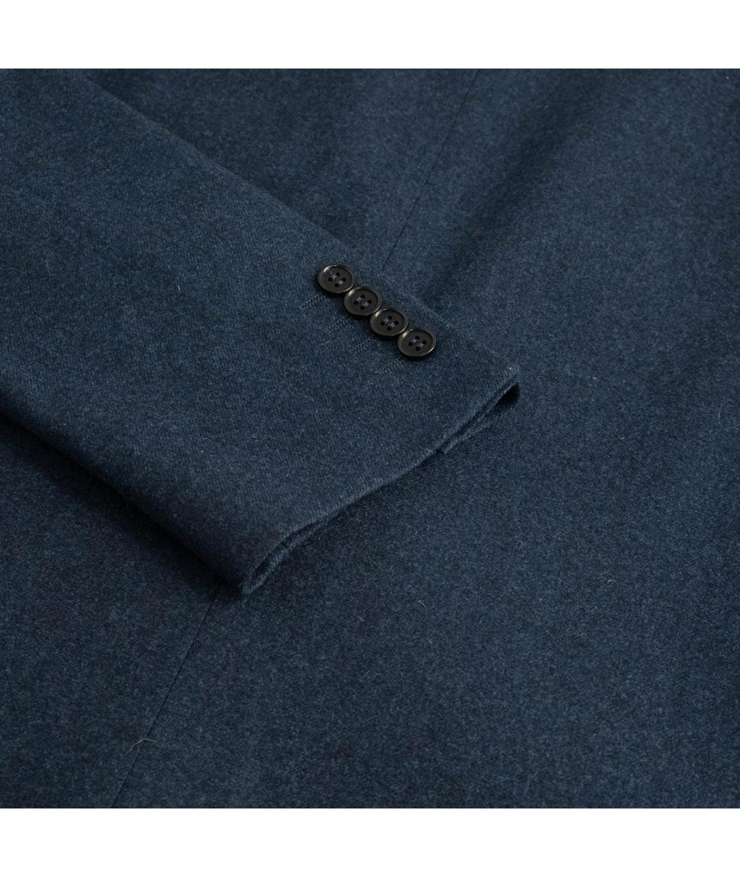 CANALI Темно-синий шерстяной пиджак, фото 5