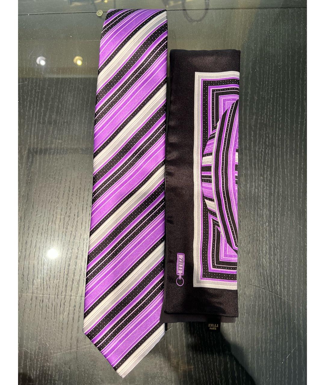 ZILLI Мульти шелковый галстук, фото 6