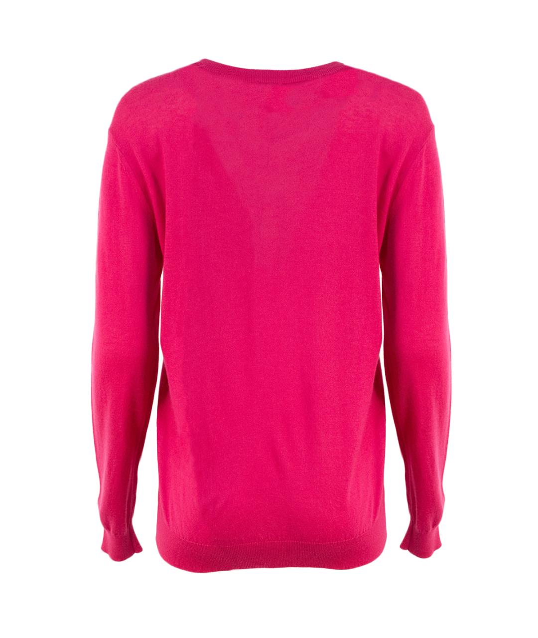 JOHN RICHMOND Розовый шерстяной джемпер / свитер, фото 2