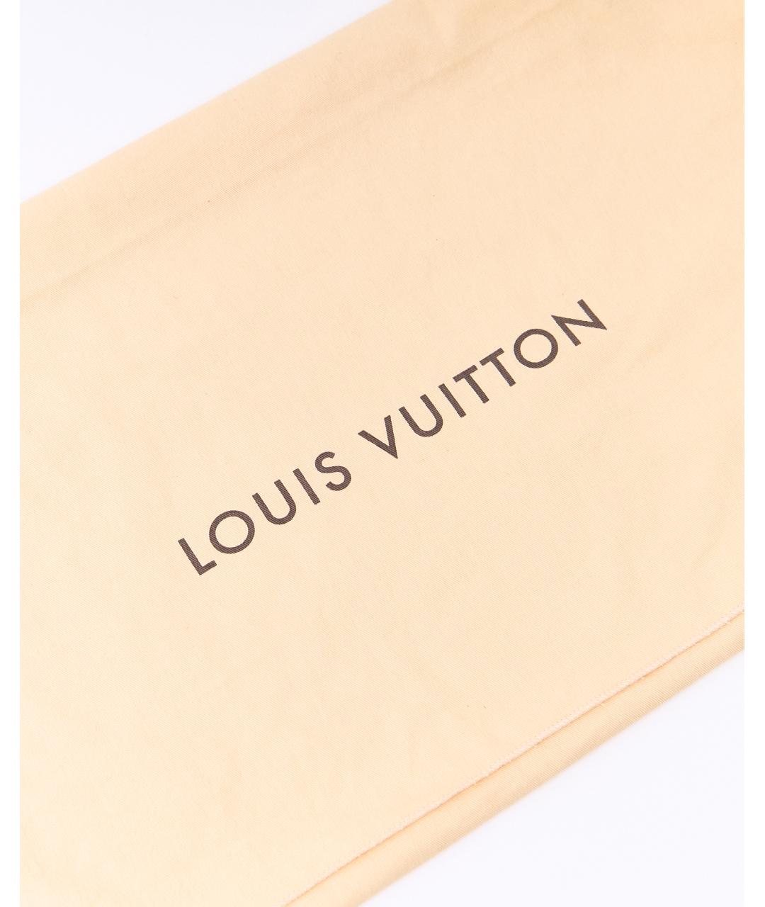 LOUIS VUITTON PRE-OWNED Коричневая кожаная сумка с короткими ручками, фото 9