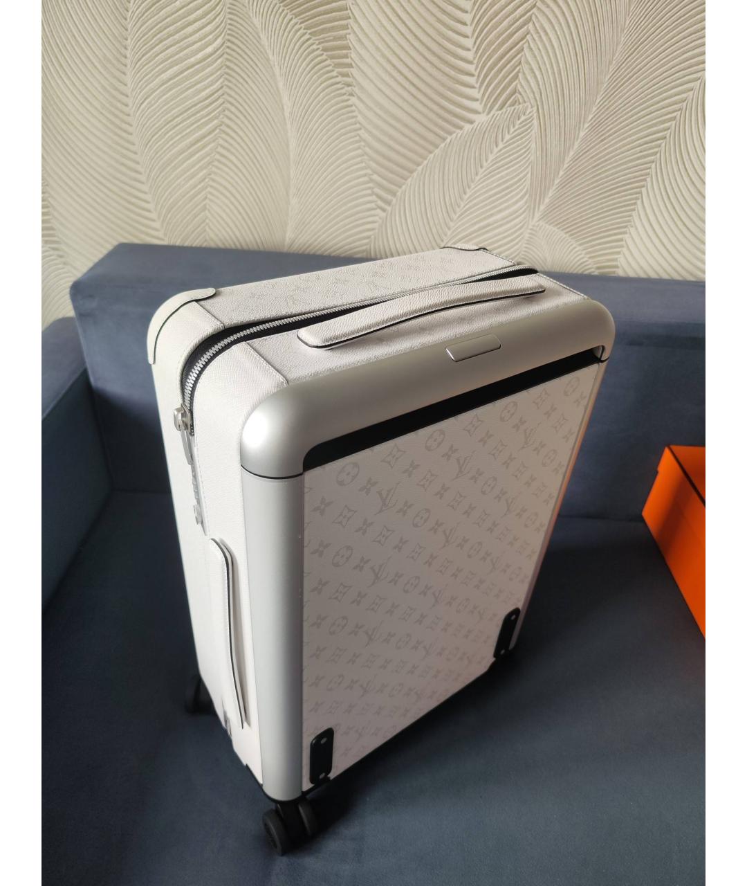LOUIS VUITTON PRE-OWNED Белый кожаный чемодан, фото 2