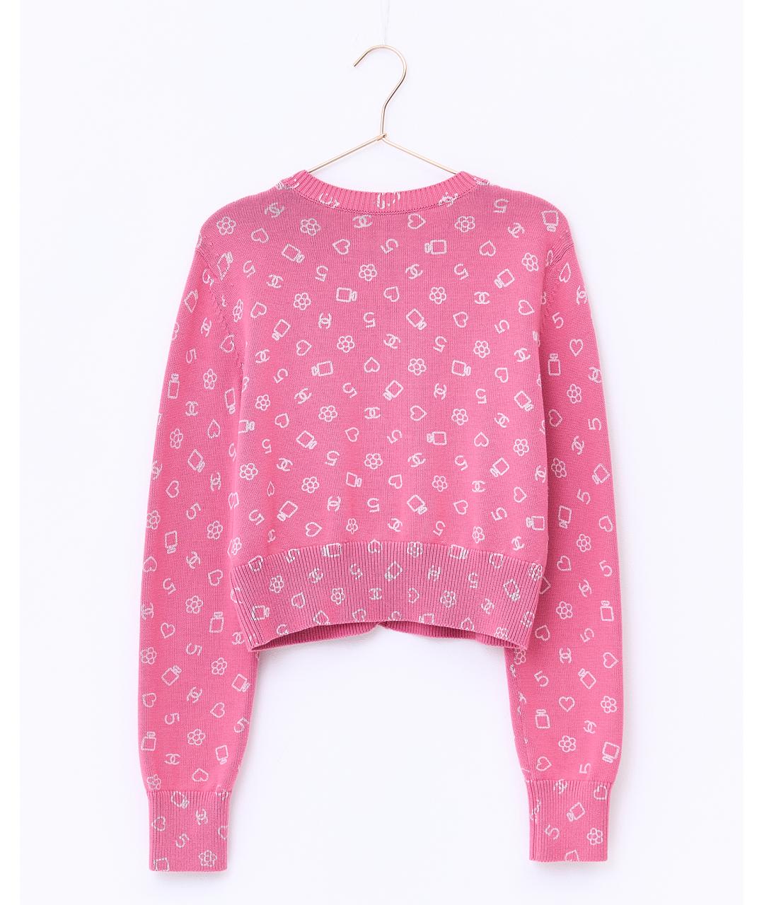 CHANEL PRE-OWNED Розовый джемпер / свитер, фото 2