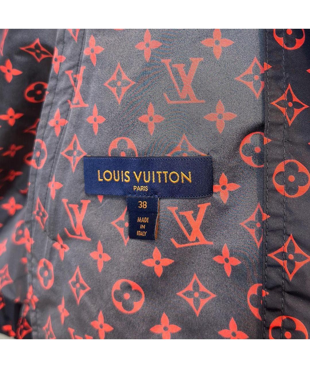 LOUIS VUITTON PRE-OWNED Красный полиэстеровый тренч/плащ, фото 5