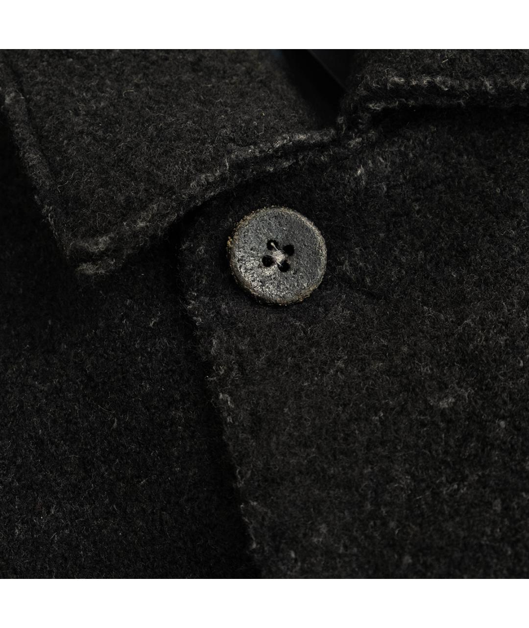 TRANSIT Черное шерстяное пальто, фото 4