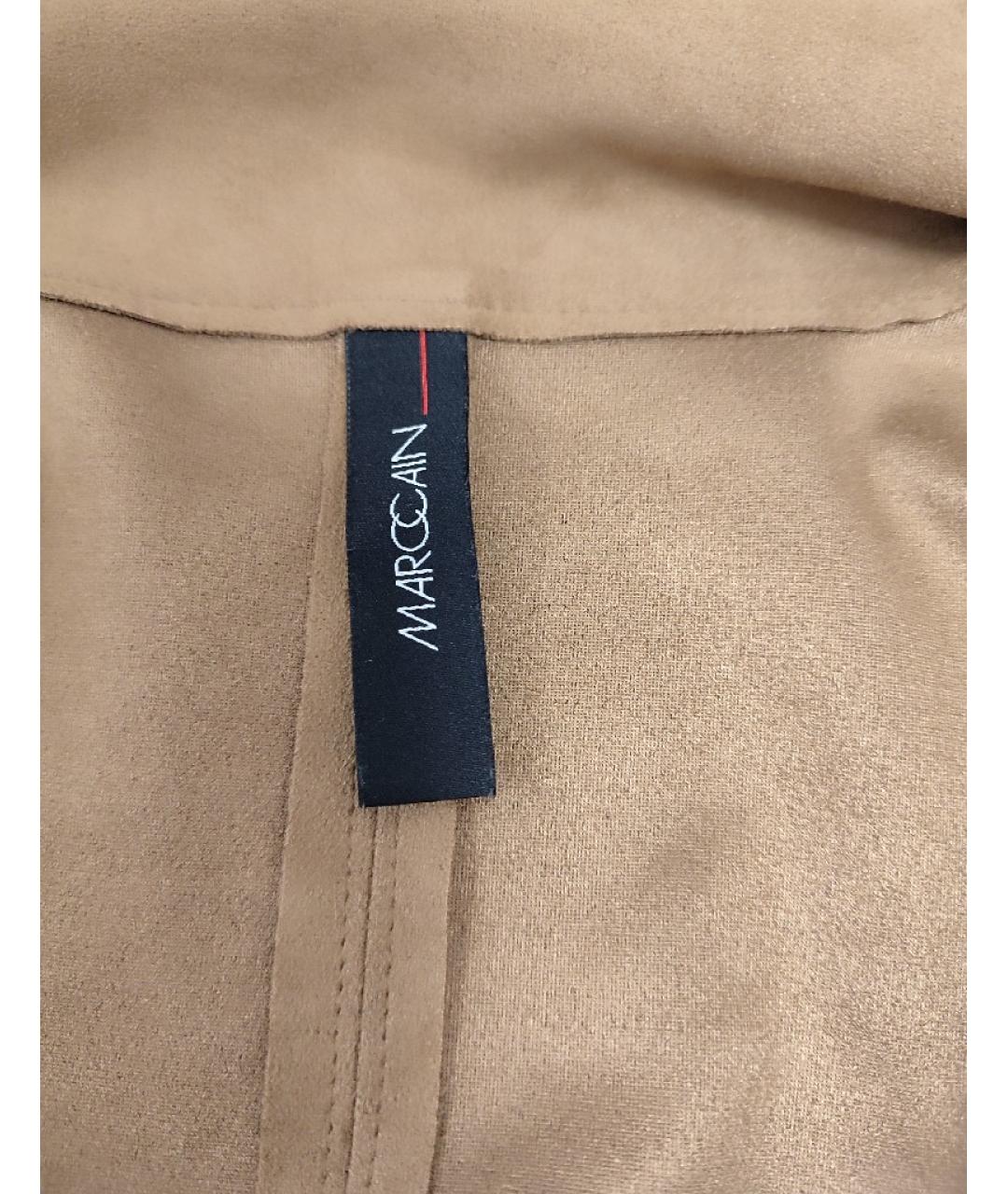 MARC CAIN Горчичный полиэстеровый жакет/пиджак, фото 3