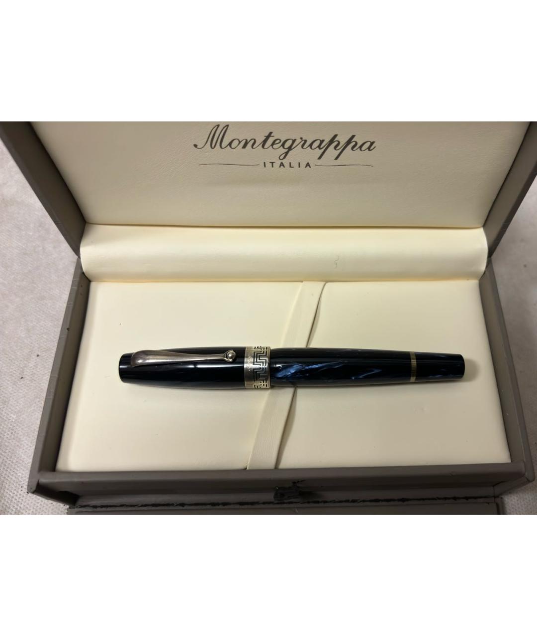 MONTEGRAPPA Темно-синяя перьевая ручка, фото 8