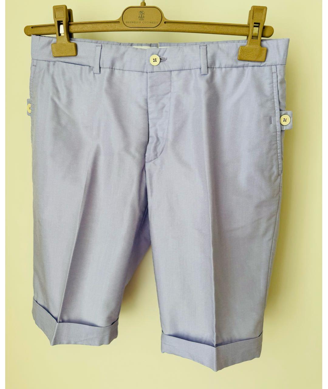 CERRUTI 1881 Фиолетовые хлопковые шорты, фото 6
