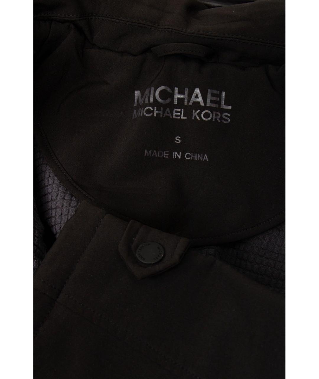 MICHAEL KORS Черная полиэстеровая куртка, фото 4