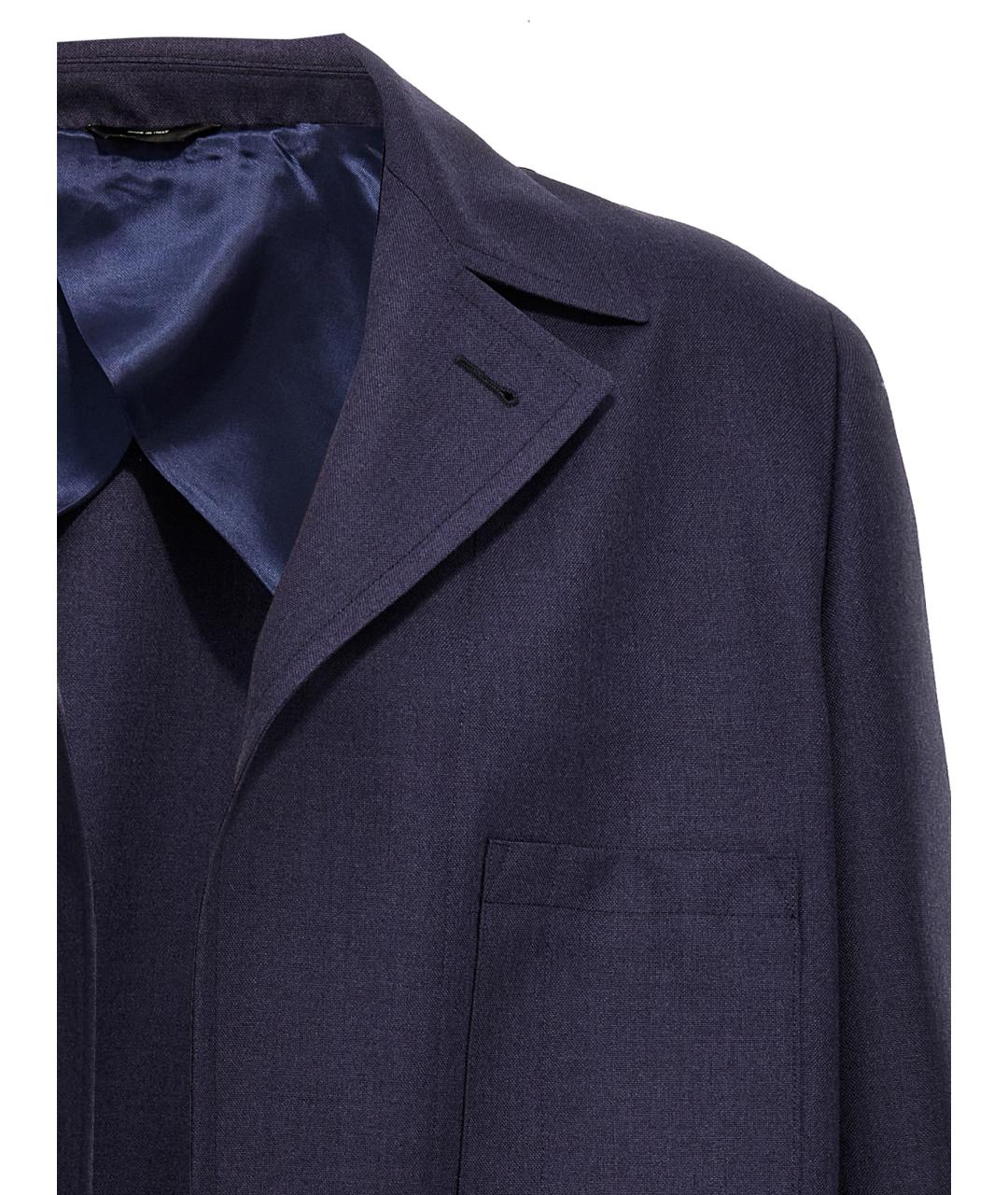 FENDI Темно-синий шерстяной пиджак, фото 3