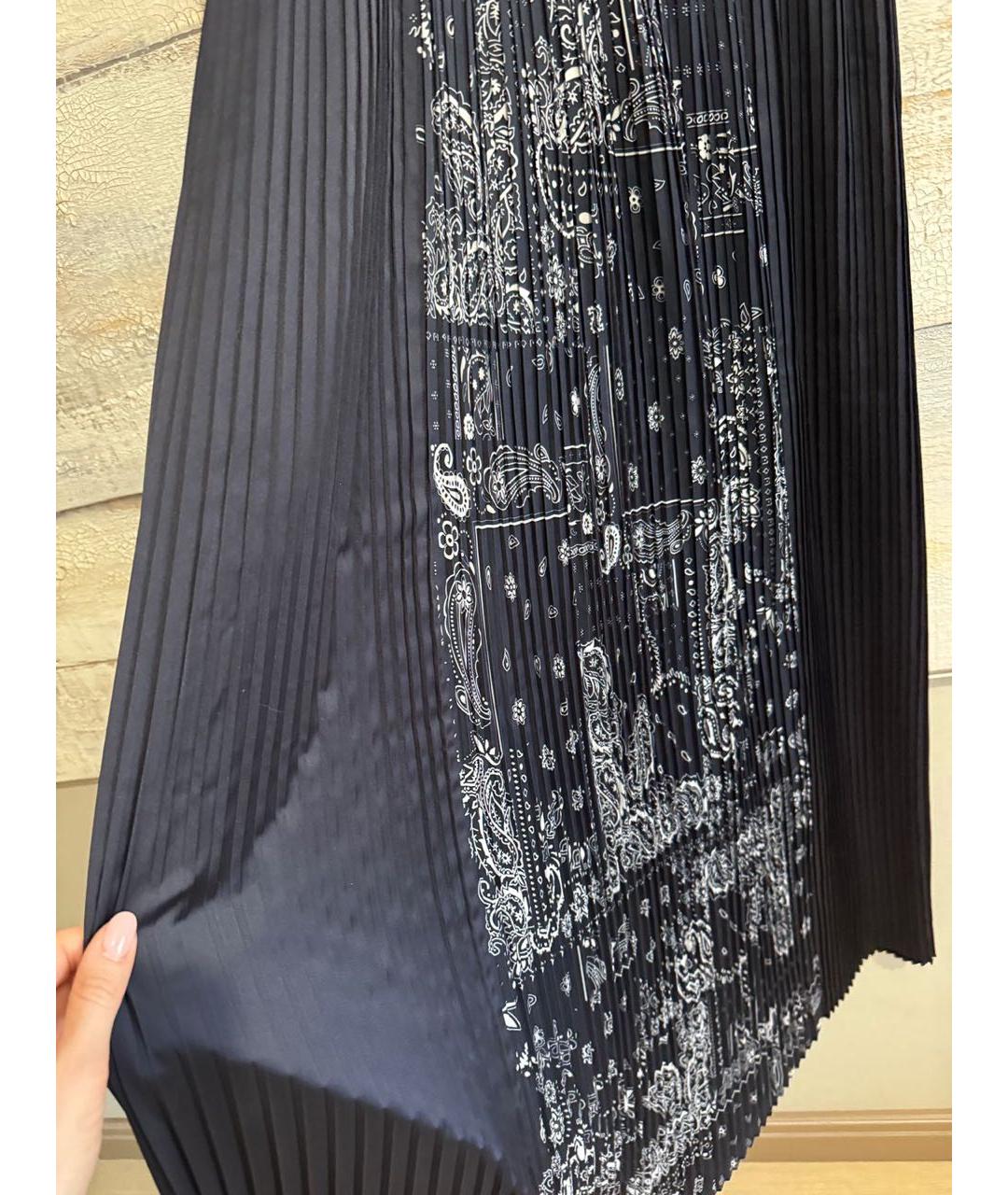 LIU JO Черное хлопко-эластановое повседневное платье, фото 5