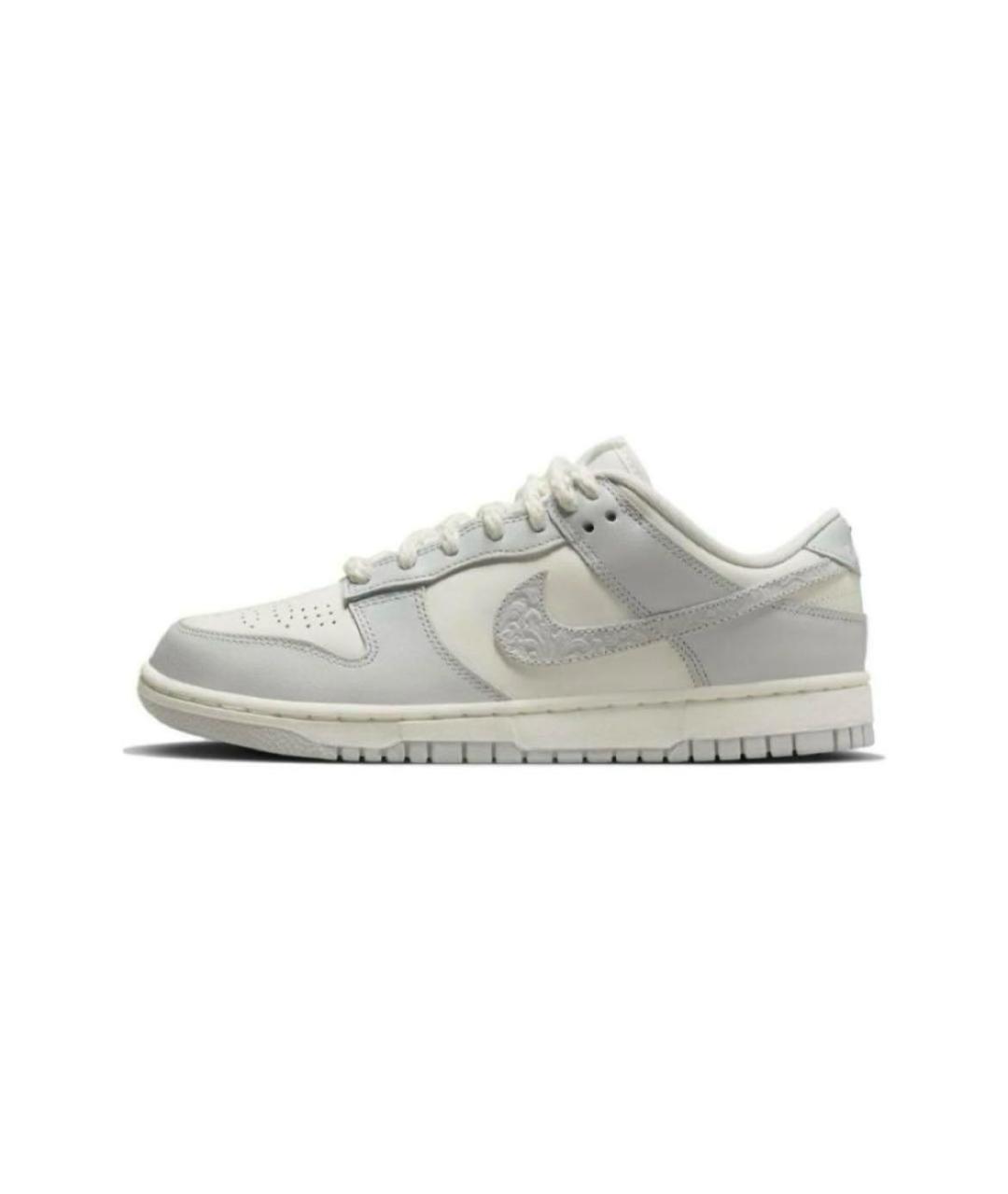 NIKE Серые кожаные кроссовки, фото 2