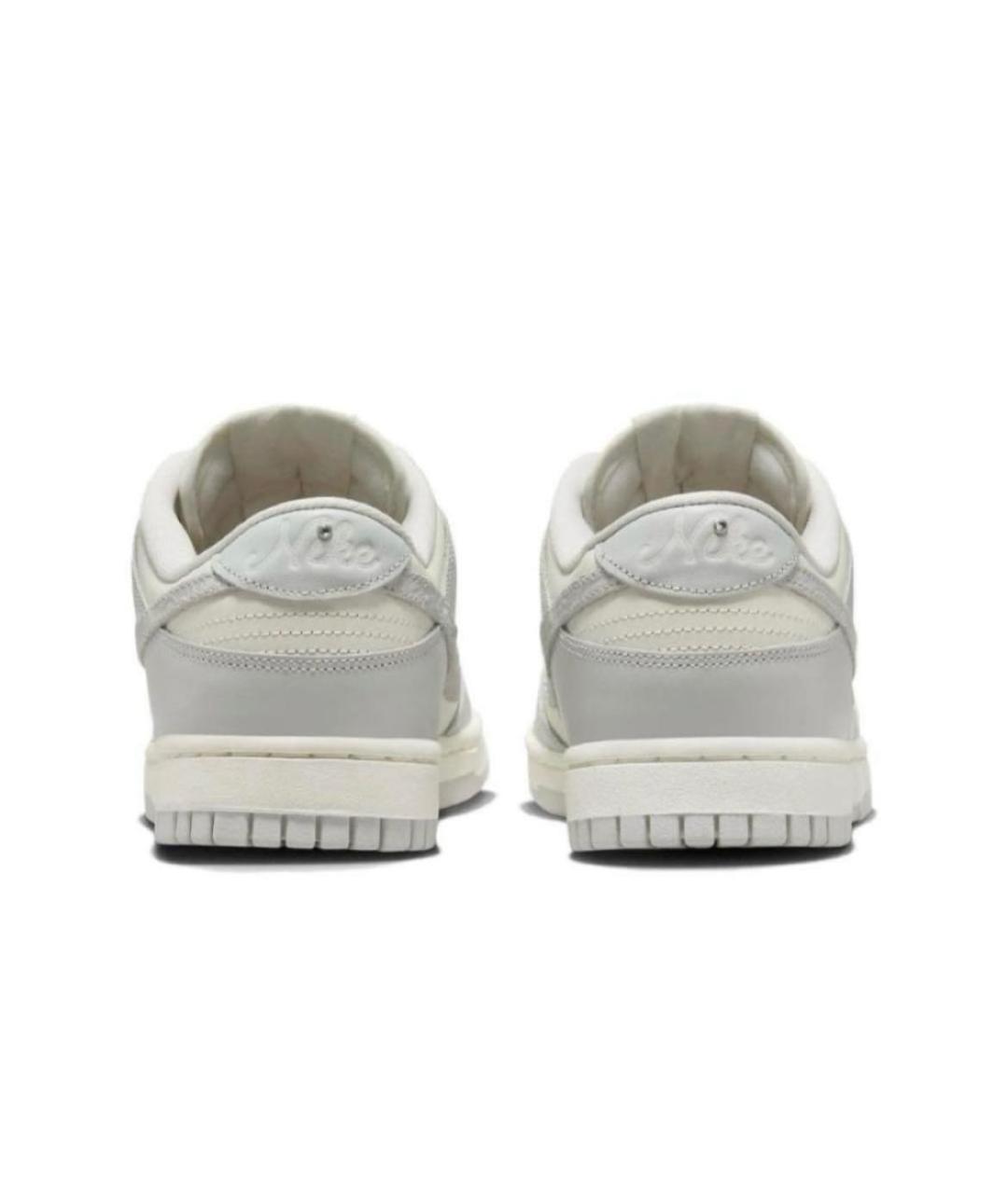 NIKE Серые кожаные кроссовки, фото 4