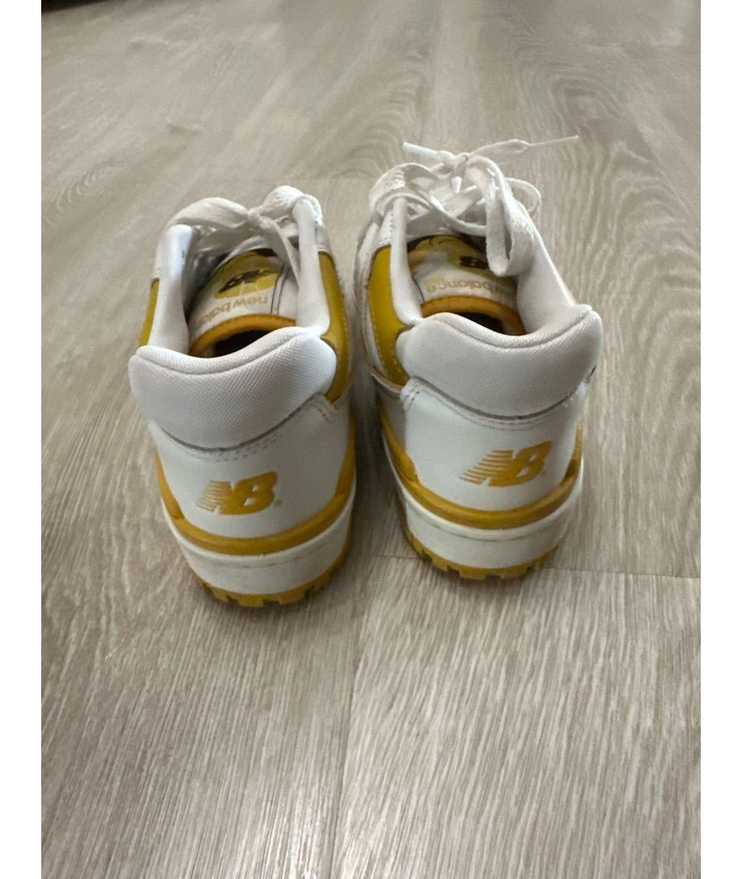 NEW BALANCE Желтые замшевые кеды, фото 5