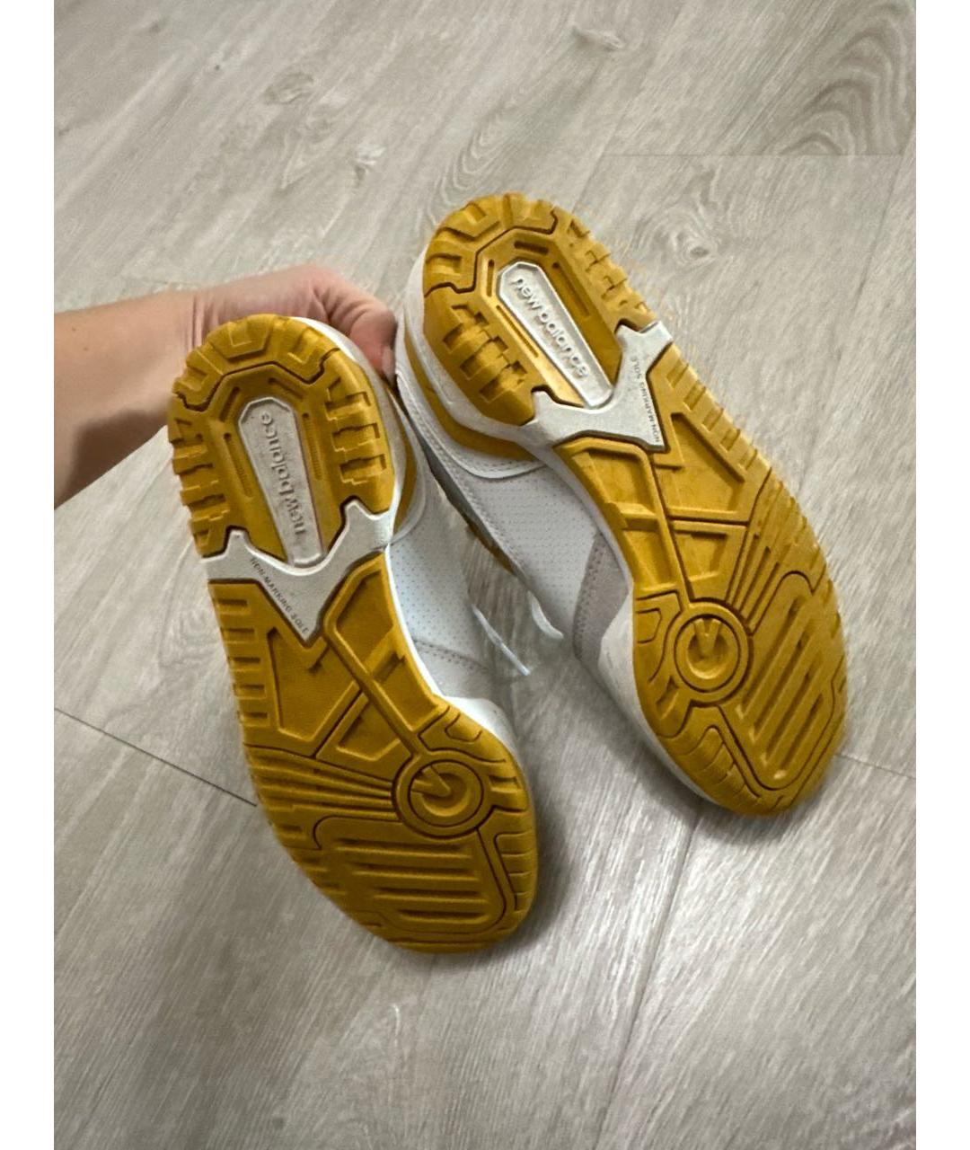 NEW BALANCE Желтые замшевые кеды, фото 6
