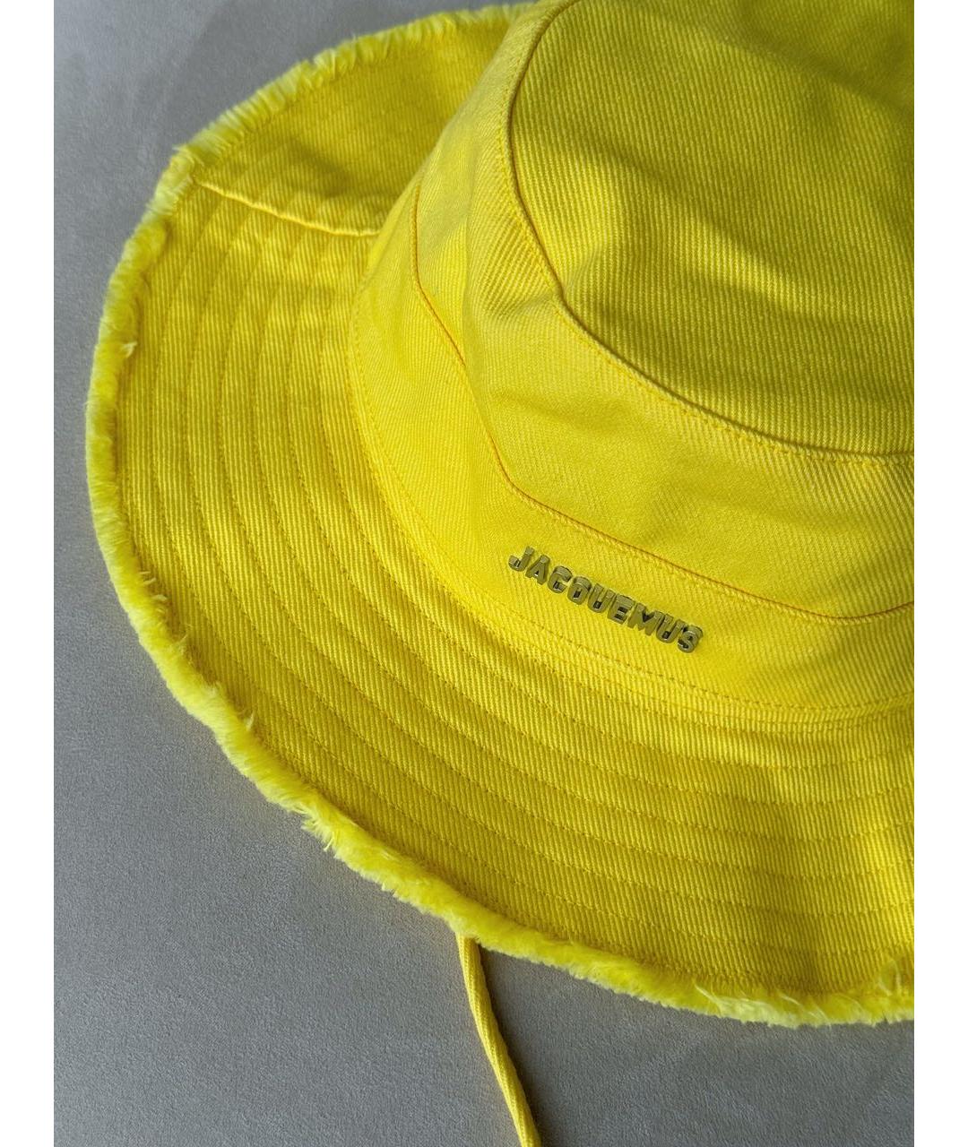 JACQUEMUS Желтая панама, фото 4