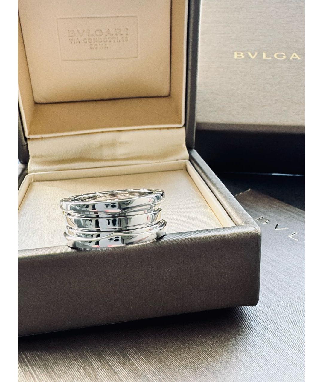 BVLGARI Серебряное кольцо из белого золота, фото 5