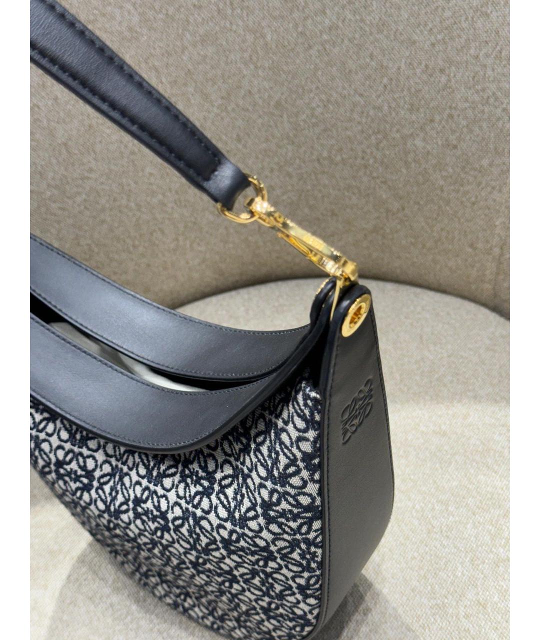 LOEWE Черная кожаная сумка через плечо, фото 2